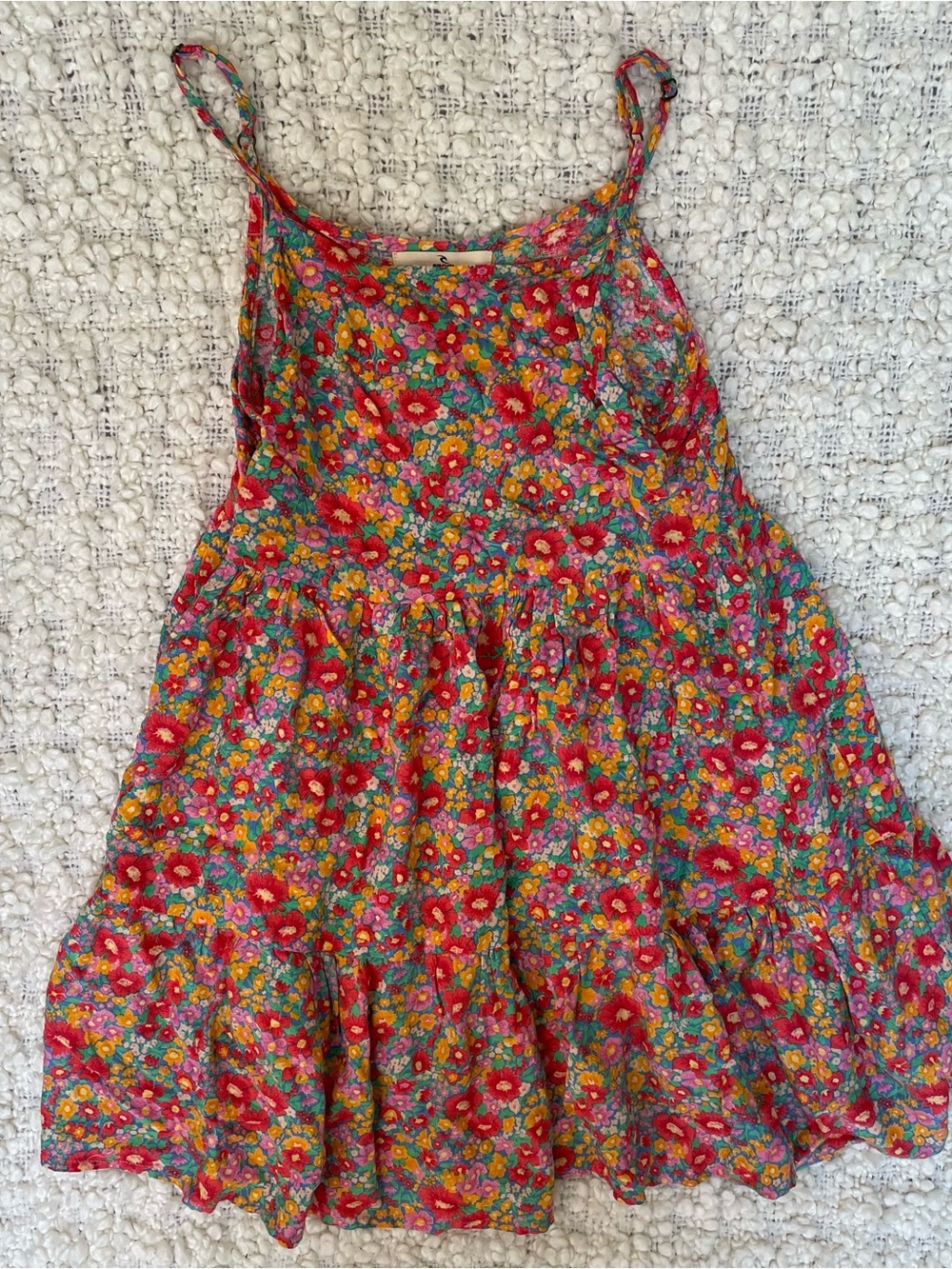 Rip Curl Red Floral Sundress Youth Size 10/S - Picture 1 of 7